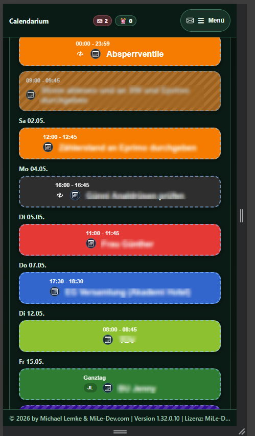 Mobileansicht 1 von Calendarium